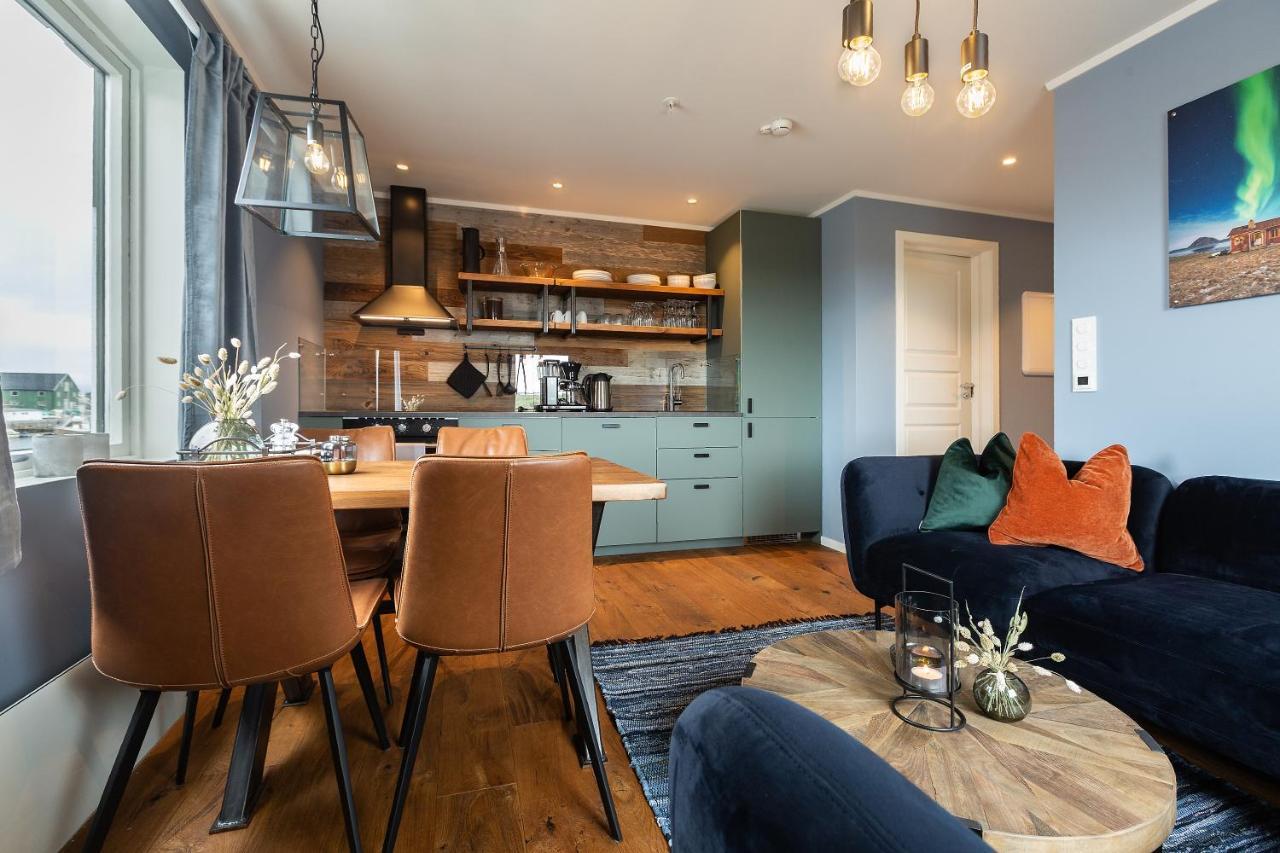 Aparthotel Tobiasbrygga Henningsvær Esterno foto